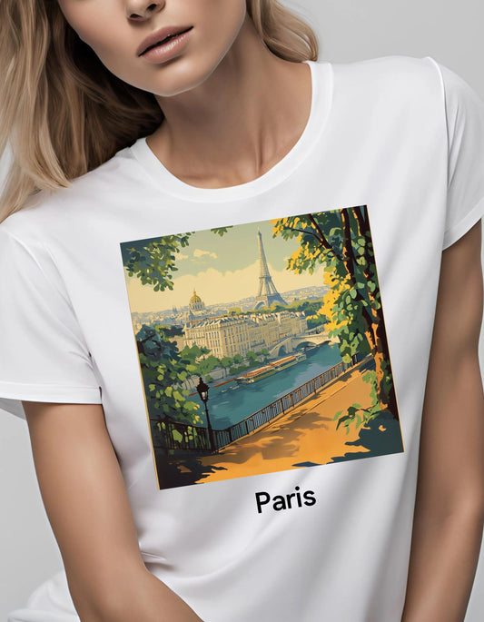 Vintage Paris T Shirt - Maturana Gallery