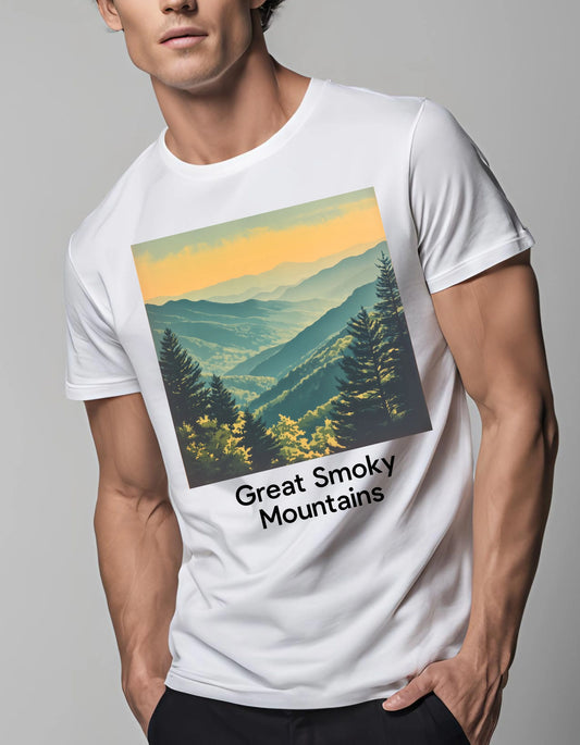 Vintage Smoky Mountains T Shirt - Maturana Gallery