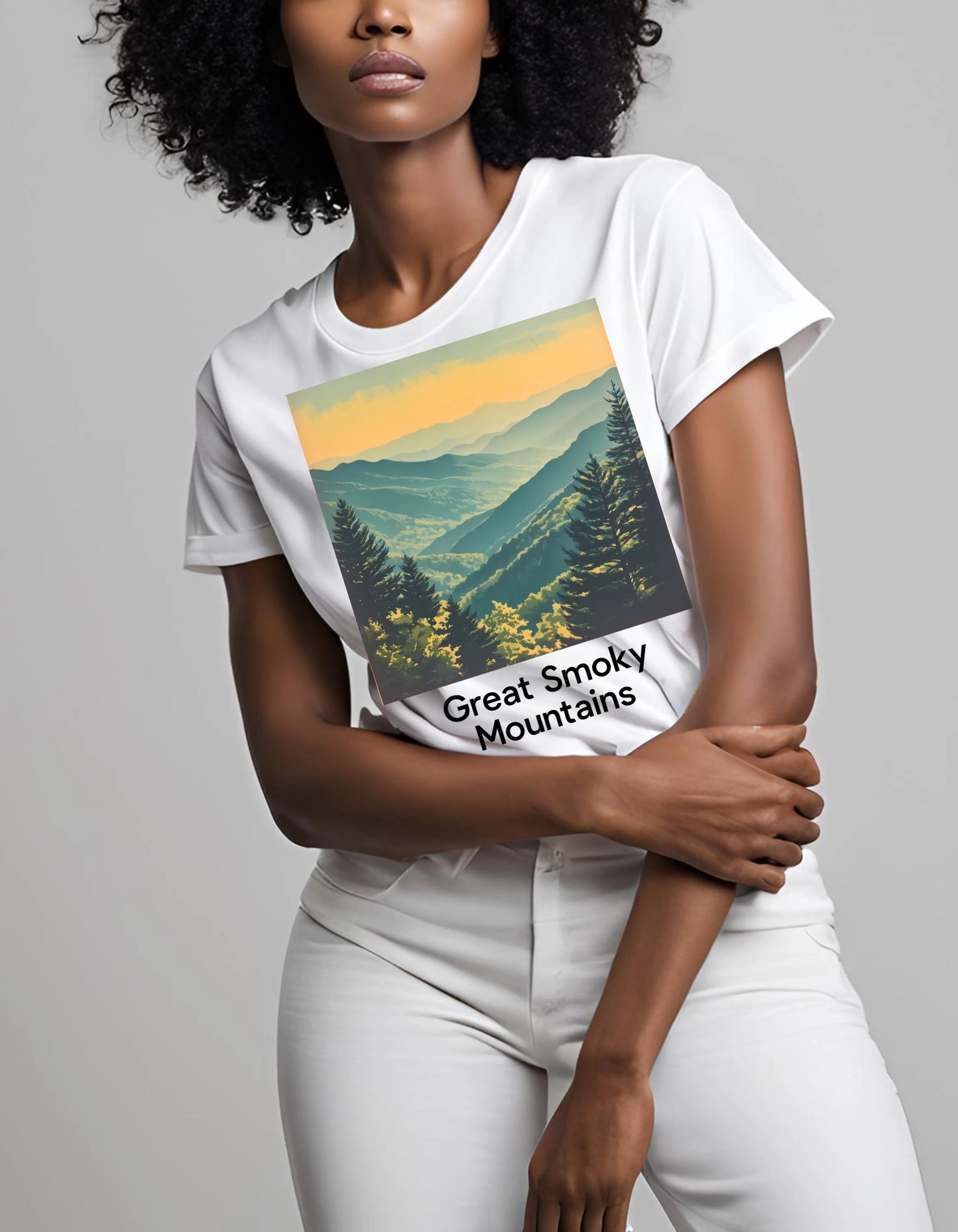 Vintage Smoky Mountains T Shirt - Maturana Gallery